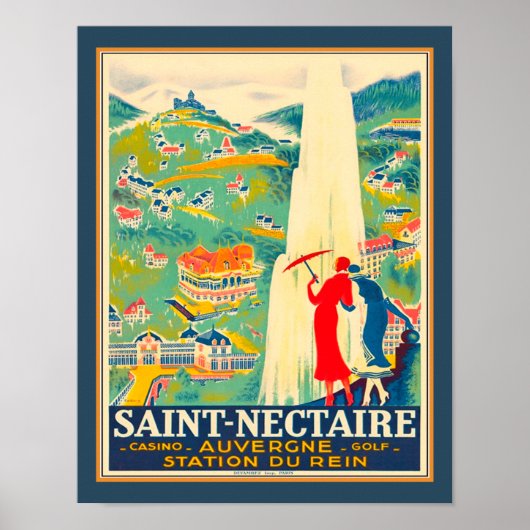 Saint-Nectaire Casino  Frans Reizen Poster (Voorkant)