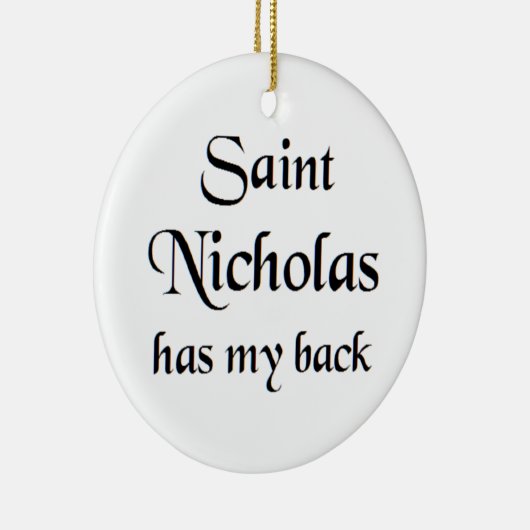 saint nicholas coffee mug keramisch ornament (Rechts)