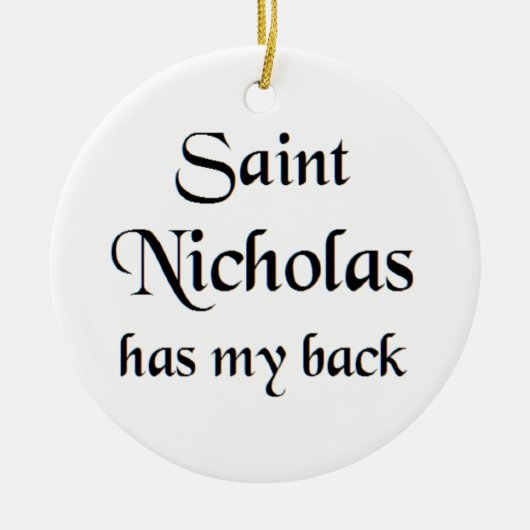 saint nicholas coffee mug keramisch ornament (Voorkant)