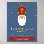 Saint Nicholas Day Parade Aangepast Poster (Voorkant)
