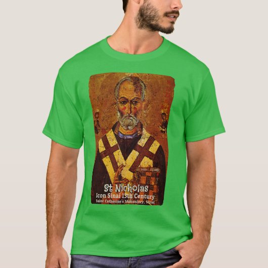 Saint Nicholas Father of Christmas T-shirt (Voorkant)