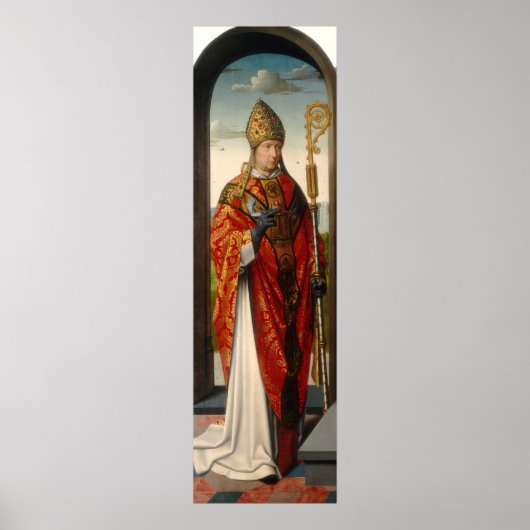 Saint Nicholas - Gerard David Fine Art Poster (Voorkant)