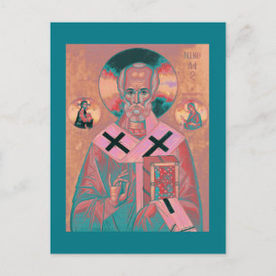 Saint Nicholas Icon Briefkaart