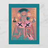 Saint Nicholas Icon Briefkaart (Voorkant)