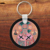 Saint Nicholas Icon Sleutelhanger (Voorkant)