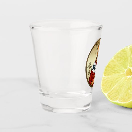 Saint Nicholas Keychain 5 Shot Glas (Links)