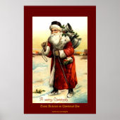 SAINT NICHOLAS OP CHRISTMAS EVE  print (Voorkant)