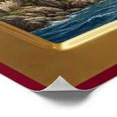 Saint Nicholas orthodox  icon Poster (Hoek)