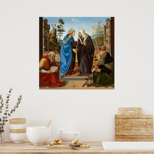 Saint Nicholas - Piero di Cosimo Fine Art Poster (Keuken)