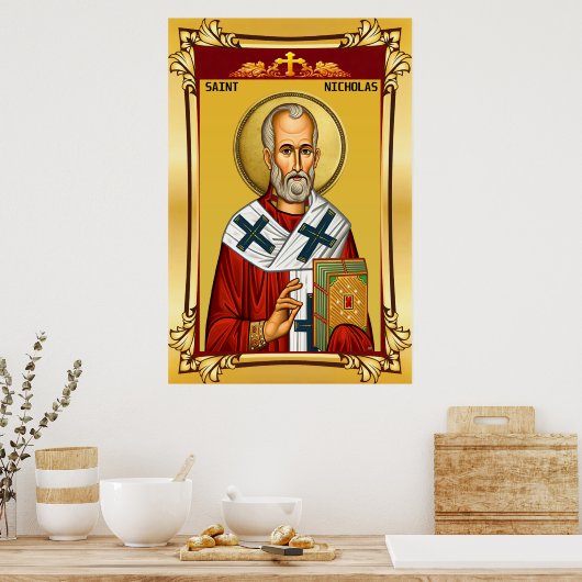 Saint Nicholas Poster (Keuken)