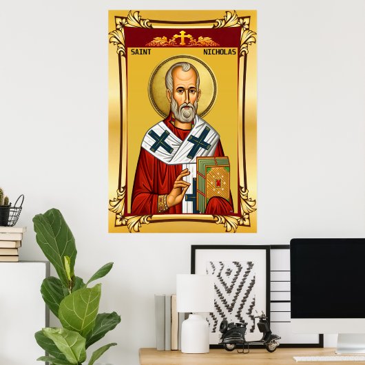Saint Nicholas Poster (Thuiskantoor)