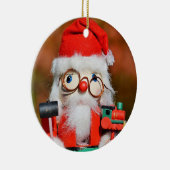 Saint Nicholas Santa Claus Nutkraker Keramisch Ornament (Rechts)