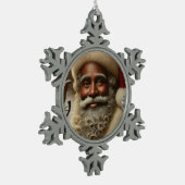 Saint Nick Tin Sneeuwvlok Ornament (Links)