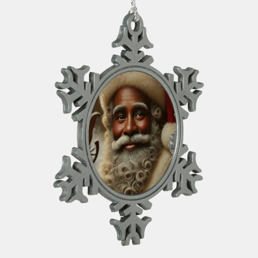Saint Nick Tin Sneeuwvlok Ornament (Links)