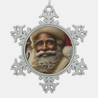 Saint Nick Tin Sneeuwvlok Ornament