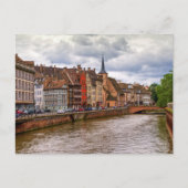Saint-Nicolas dock in Straatsburg, Frankrijk Briefkaart (Voorkant)