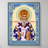 Saint Nikolai Serbian Poster (Voorkant)