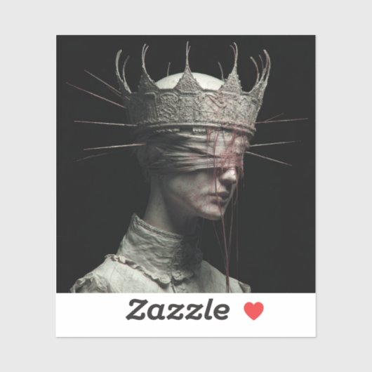 Saint of the Unseen — Gothic Fine Art T-Shirt Sticker (Vel)