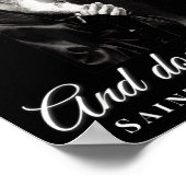 Saint Padre O Pray Hope Dont Worry Catholic Christ Poster (Hoek)