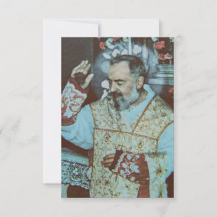 Saint Padre Pio Bedankkaart