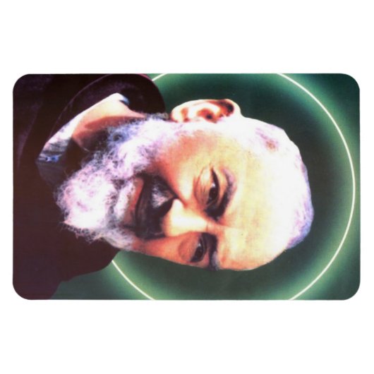 Saint Padre Pio flexibele magneet (Horizontaal)