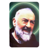 Saint Padre Pio flexibele magneet (Verticaal)