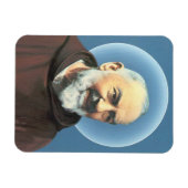 Saint Padre Pio flexibele magneet (Horizontaal)