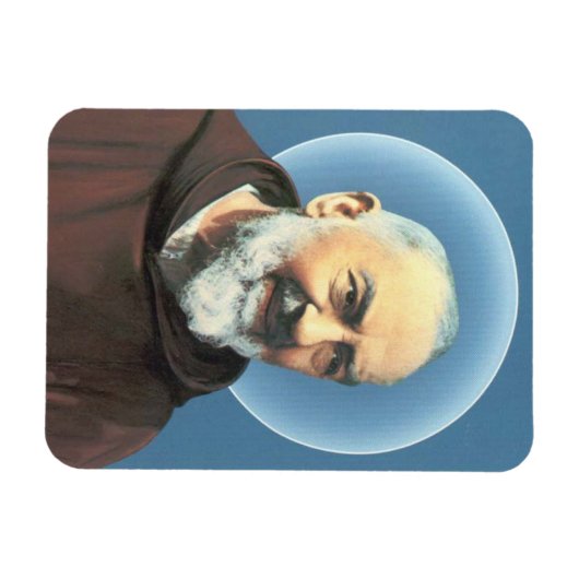 Saint Padre Pio flexibele magneet (Horizontaal)