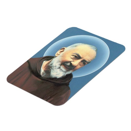 Saint Padre Pio flexibele magneet (Linkerzijde)