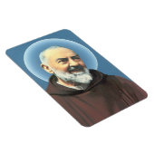 Saint Padre Pio flexibele magneet (Rechterzijde)
