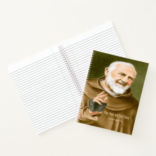 Saint Padre Pio Notitieboek (Binnen)