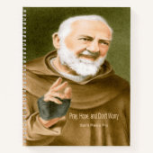 Saint Padre Pio Notitieboek (Voorkant)