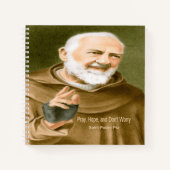 Saint Padre Pio Notitieboek (Voorkant)