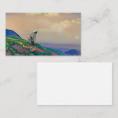 Saint Panteleimon de Healer door Nicholas Roerich Visitekaartje (Voorkant / Achterkant)