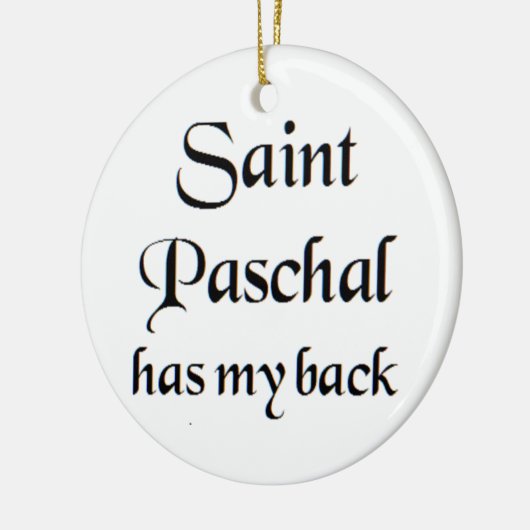 saint paschal coffee mug keramisch ornament (Links)