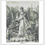 Saint Patrick beschermheer van Ierland Sticker (Vel)