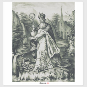 Saint Patrick beschermheer van Ierland Sticker