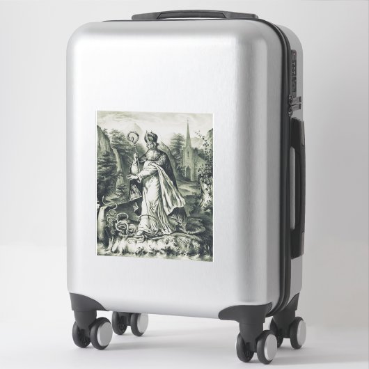 Saint Patrick beschermheer van Ierland Sticker (Koffer)