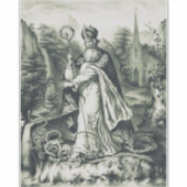 Saint Patrick beschermheer van Ierland Sticker (Voorkant)