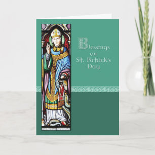Saint Patrick Blessings, Religious Green Kaart