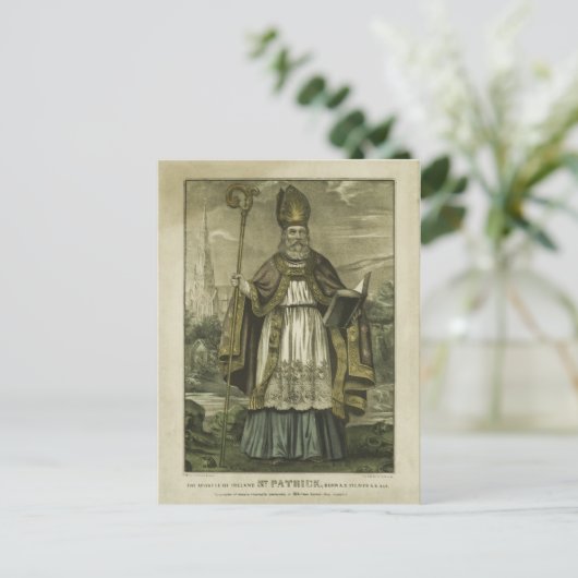 Saint Patrick Briefkaart (Staand voorkant)