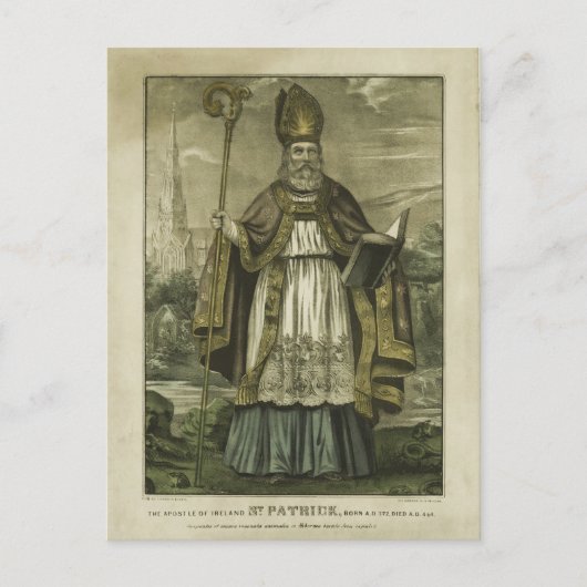 Saint Patrick Briefkaart (Voorkant)