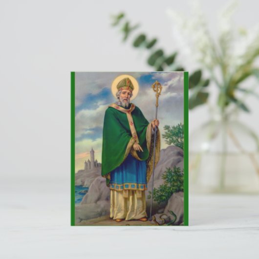 Saint Patrick Briefkaart (Staand voorkant)