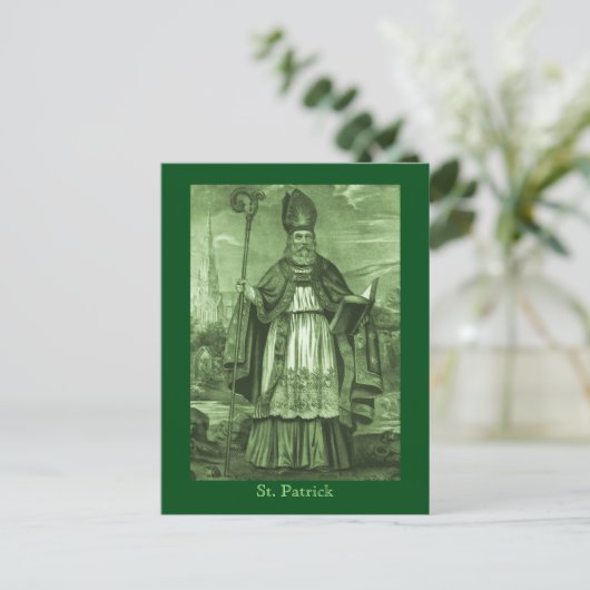 Saint Patrick Briefkaart (Staand voorkant)