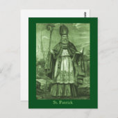 Saint Patrick Briefkaart (Voorkant / Achterkant)
