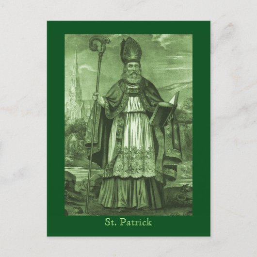 Saint Patrick Briefkaart (Voorkant)