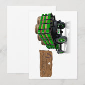 Saint Patrick  Cartoon Kerstmis brandweerwagen (Voorkant / Achterkant)