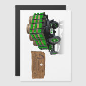 Saint Patrick Cartoon Kerstmis brandweerwagen (Voorkant / Achterkant)