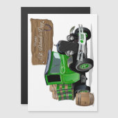 Saint Patrick Cartoon Kerstmis brandweerwagen (Voorkant / Achterkant)