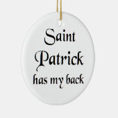 saint patrick coffee mug keramisch ornament (Rechts)